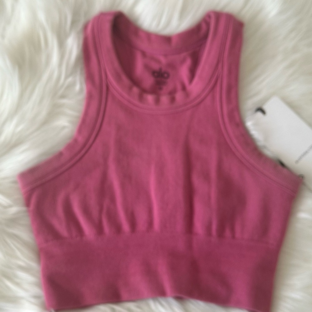 Alo Yoga Seamless Delight High Neck Bra